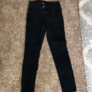 Black high waisted pants skinny